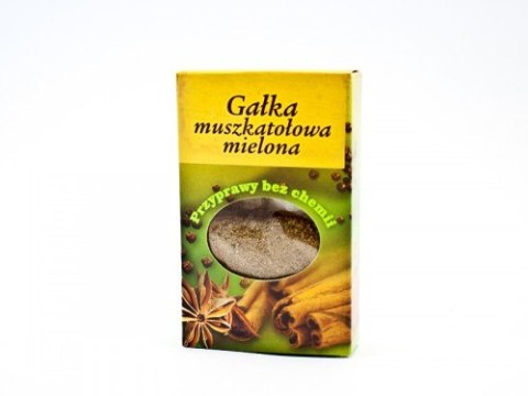 GAŁKA MUSZKATOŁOWA MIELONA30G DARY NATURY GAŁKA MUSZKATOŁOWA MIELONA30G DARY NATURY