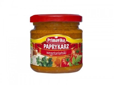 PAPRYKARZ WEGAŃSKI Z RYŻEM BEZGLUTENOWY 160 g - PRIMAVIKA PAPRYKARZ WEGAŃSKI Z RYŻEM BEZGLUTENOWY 160 g - PRIMAVIKA