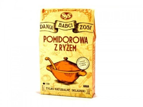 ZUPA POMIDOROWA Z RYŻEM 95G SYS ZUPA POMIDOROWA Z RYŻEM 95G SYS