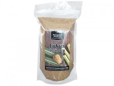 CUKIER TRZCINOWY Nierafinowany 500g Swojska Piwniczka CUKIER TRZCINOWY Nierafinowany 500g Swojska Piwniczka