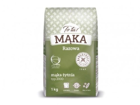 MĄKA ŻYTNIA TYP 2000 NA CHLEB RAZOWY 1KG TOTA MĄKA ŻYTNIA TYP 2000 NA CHLEB RAZOWY 1KG TOTA