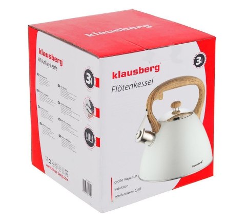 CZAJNIK Z GWIZDKIEM KLAUSBERG 3L KB-7264 CZAJNIK Z GWIZDKIEM KLAUSBERG 3L KB-7264