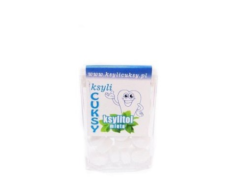 CUKIERKI Z KSYLITOLU KSYLICUKSY O SMAKU MIĘTOWYM BEZGLUTENOWE 13 g - PIĘĆ PRZEMIAN CUKIERKI Z KSYLITOLU KSYLICUKSY O SMAKU MIĘTOWYM BEZGLUTENOWE 13 g - PIĘĆ PRZEMIAN
