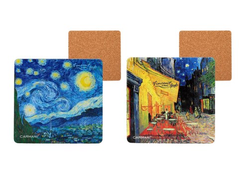 Kpl. 2 podkładek korkowych - V. van Gogh CARMANI Kpl. 2 podkładek korkowych - V. van Gogh CARMANI