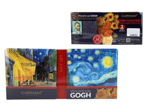 Kpl. 2 podkładek korkowych - V. van Gogh CARMANI Kpl. 2 podkładek korkowych - V. van Gogh CARMANI