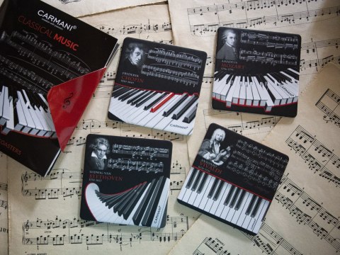 Kpl. 4 podkładek korkowych - Classical Music CARMANI Kpl. 4 podkładek korkowych - Classical Music CARMANI