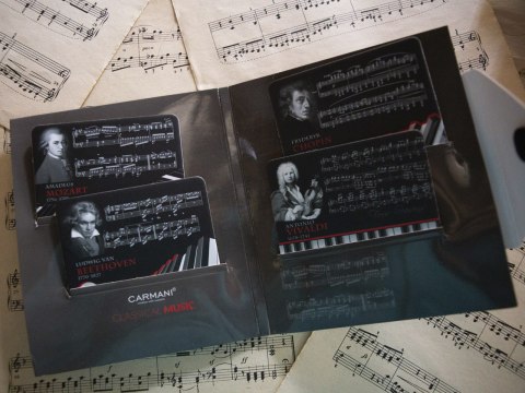 Kpl. 4 podkładek korkowych - Classical Music CARMANI Kpl. 4 podkładek korkowych - Classical Music CARMANI