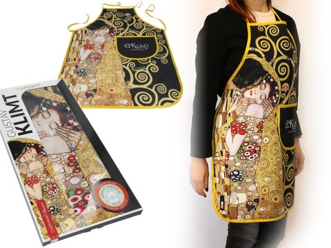 Fartuszek kuchenny - G. Klimt, Pocałunek, Drzewo życia (CARMANI) Fartuszek kuchenny - G. Klimt, Pocałunek, Drzewo życia (CARMANI)
