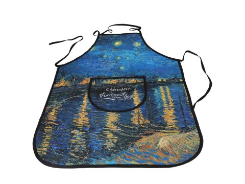 Fartuszek kuchenny - V. van Gogh, Gwiaździsta Noc nad Rodanem (CARMANI) Fartuszek kuchenny - V. van Gogh, Gwiaździsta Noc nad Rodanem (CARMANI)