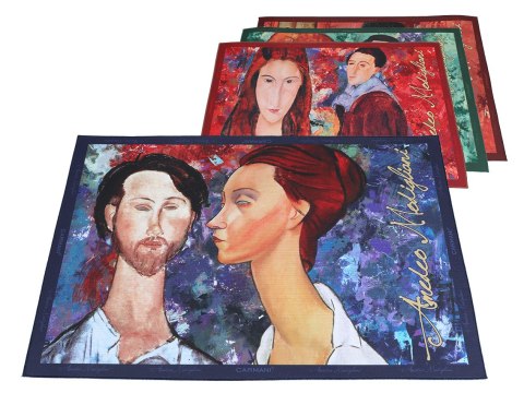 Kpl. 4 podkładek na stół - A. Modigliani, mix 3 (CARMANI) Kpl. 4 podkładek na stół - A. Modigliani, mix 3 (CARMANI)