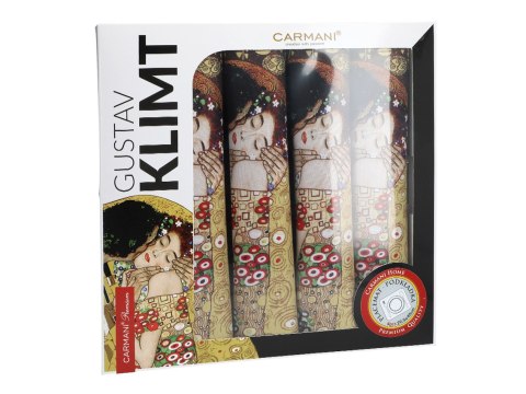 Kpl. 4 podkładek na stół - G. Klimt, Pocałunek, brązowe tło (CARMANI) Kpl. 4 podkładek na stół - G. Klimt, Pocałunek, brązowe tło (CARMANI)