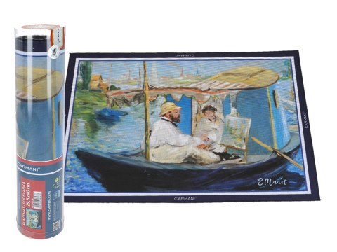 Podkładka na stół - E. Manet, Monet w jego łodzi (CARMANI) Podkładka na stół - E. Manet, Monet w jego łodzi (CARMANI)