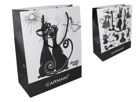 Torebka prezentowa - Koci świat, średnia (CARMANI) Torebka prezentowa - Koci świat, średnia (CARMANI)