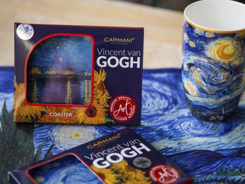 Podkładka szklana - V. van Gogh, Noc nad Rodanem (CARMANI) Podkładka szklana - V. van Gogh, Noc nad Rodanem (CARMANI)