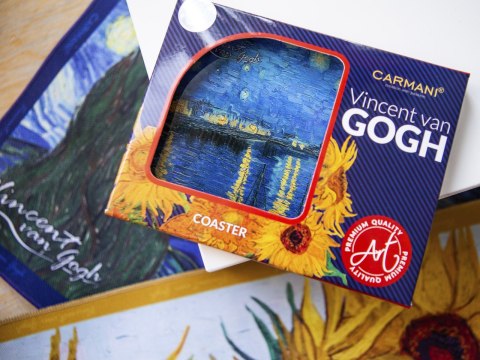 Podkładka szklana - V. van Gogh, Noc nad Rodanem (CARMANI) Podkładka szklana - V. van Gogh, Noc nad Rodanem (CARMANI)