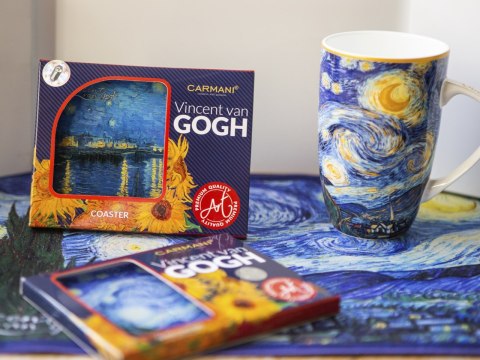 Podkładka szklana - V. van Gogh, Noc nad Rodanem (CARMANI) Podkładka szklana - V. van Gogh, Noc nad Rodanem (CARMANI)