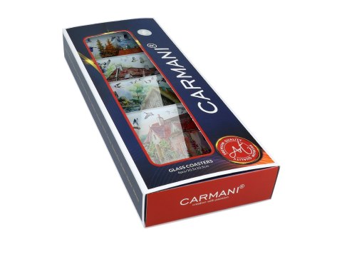 Kpl. 4 podkładek szklanych - Wieś (CARMANI) Kpl. 4 podkładek szklanych - Wieś (CARMANI)