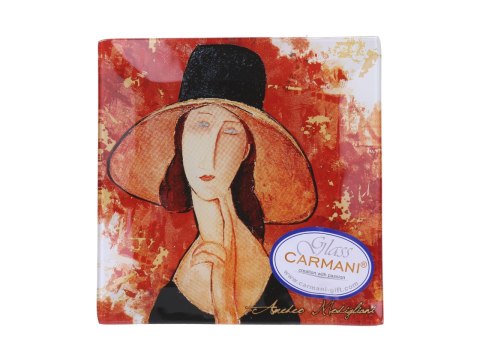 Podkładka pod kubek - A. Modigliani, Kobieta w kapeluszu (CARMANI) Podkładka pod kubek - A. Modigliani, Kobieta w kapeluszu (CARMANI)