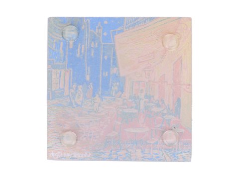 Podkładka pod kubek - V. van Gogh, Taras kawiarni nocą Podkładka pod kubek - V. van Gogh, Taras kawiarni nocą