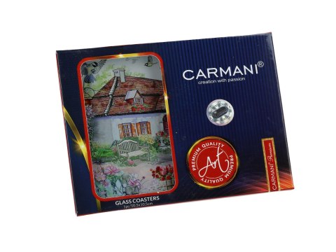 Podkładka szklana - Biały dworek (CARMANI) Podkładka szklana - Biały dworek (CARMANI)