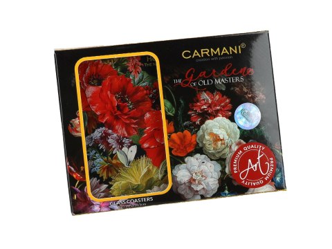Podkładka szklana - Kwiaty Barokowe, Maki (CARMANI) Podkładka szklana - Kwiaty Barokowe, Maki (CARMANI)