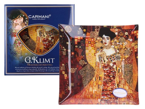 Talerz dekoracyjny - G. Klimt, Adela 25x25cm Talerz dekoracyjny - G. Klimt, Adela 25x25cm