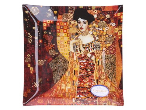 Talerz dekoracyjny - G. Klimt, Adela 25x25cm Talerz dekoracyjny - G. Klimt, Adela 25x25cm