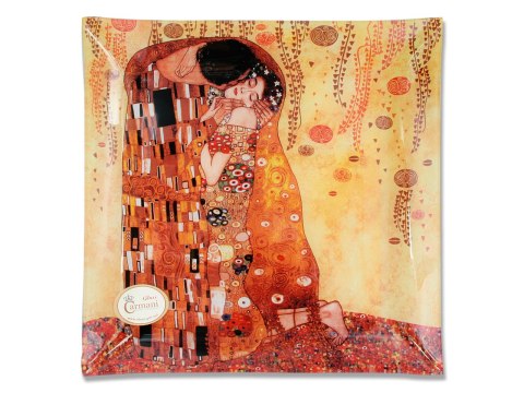 Talerz dekoracyjny - G. Klimt, Pocałunek 30x30cm Talerz dekoracyjny - G. Klimt, Pocałunek 30x30cm