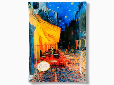 Talerz dekoracyjny - V. van Gogh, Taras kawiarni w nocy 16x30cm Talerz dekoracyjny - V. van Gogh, Taras kawiarni w nocy 16x30cm