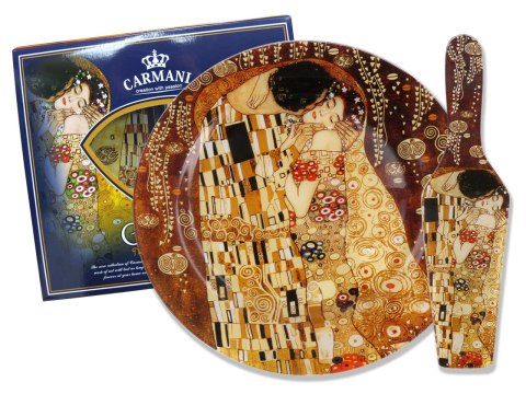 Talerz dekoracyjny z łopatką - G. Klimt, Pocałunek Talerz dekoracyjny z łopatką - G. Klimt, Pocałunek