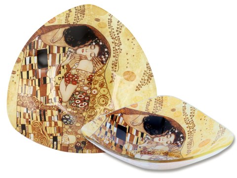Talerz miseczka - G. Klimt, Pocałunek - 17x17cm Talerz miseczka - G. Klimt, Pocałunek - 17x17cm