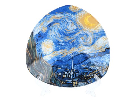 Talerz miseczka dekoracyjna - V. van Gogh, Gwiaździsta Noc 17x17cm Talerz miseczka dekoracyjna - V. van Gogh, Gwiaździsta Noc 17x17cm