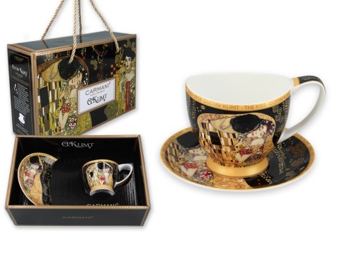 Filiżanka espresso Vanessa - G. Klimt, Pocałunek (CARMANI) Filiżanka espresso Vanessa - G. Klimt, Pocałunek (CARMANI)
