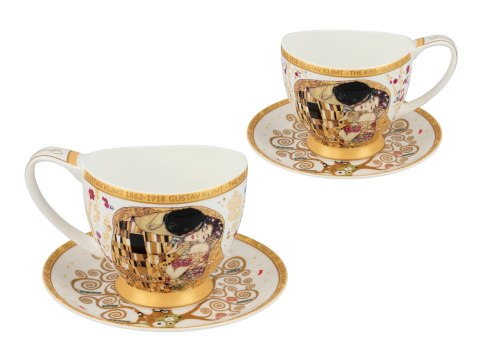 Filiżanka espresso Vanessa - G. Klimt, Pocałunek, białe tło (CARMANI) Filiżanka espresso Vanessa - G. Klimt, Pocałunek, białe tło (CARMANI)