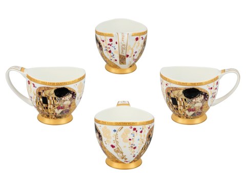 Filiżanka espresso Vanessa - G. Klimt, Pocałunek, białe tło (CARMANI) Filiżanka espresso Vanessa - G. Klimt, Pocałunek, białe tło (CARMANI)