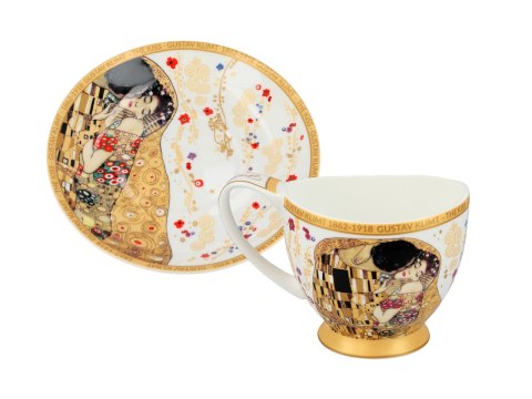 Filiżanka espresso Vanessa - G. Klimt, Pocałunek, białe tło (CARMANI) Filiżanka espresso Vanessa - G. Klimt, Pocałunek, białe tło (CARMANI)