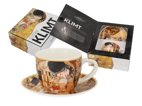 Filiżanka espresso ze spodkiem - G. Klimt, Pocałunek (CARMANI) Filiżanka espresso ze spodkiem - G. Klimt, Pocałunek (CARMANI)