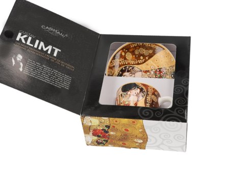 Filiżanka espresso ze spodkiem - G. Klimt, Pocałunek (CARMANI) Filiżanka espresso ze spodkiem - G. Klimt, Pocałunek (CARMANI)