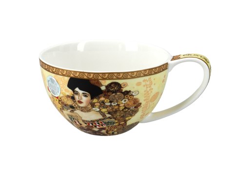 Filiżanka ze spodkiem - G. Klimt, Adela, kremowe tło (CARMANI) Filiżanka ze spodkiem - G. Klimt, Adela, kremowe tło (CARMANI)