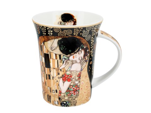 Kubek - G. Klimt, Pocałunek, czarne tło (CARMANI) Kubek - G. Klimt, Pocałunek, czarne tło (CARMANI)