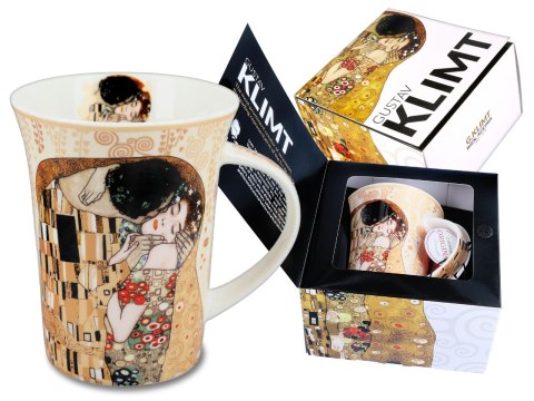 Kubek - G. Klimt, Pocałunek, kremowe tło (CARMANI) Kubek - G. Klimt, Pocałunek, kremowe tło (CARMANI)