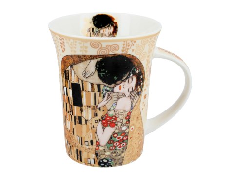 Kubek - G. Klimt, Pocałunek, kremowe tło (CARMANI) Kubek - G. Klimt, Pocałunek, kremowe tło (CARMANI)