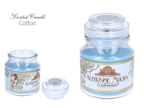 Świeczka zapachowa, american mały - A. Mucha, Cotton (CARMANI) Świeczka zapachowa, american mały - A. Mucha, Cotton (CARMANI)