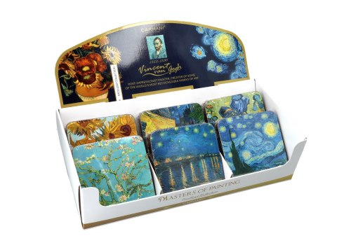 Display 36 podkładek korkowych - Van Gogh Display 36 podkładek korkowych - Van Gogh