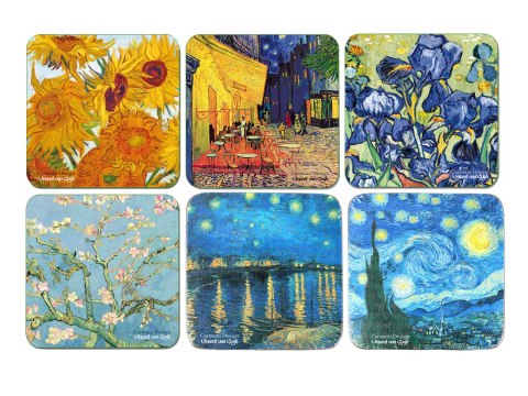 Display 36 podkładek korkowych - Van Gogh Display 36 podkładek korkowych - Van Gogh