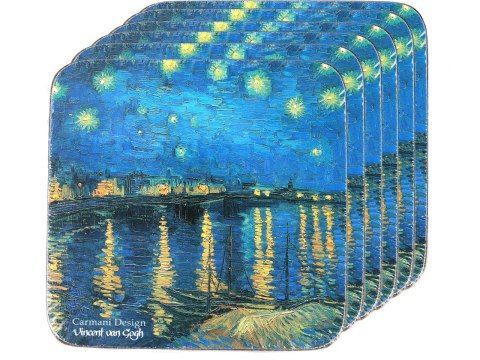 Display 36 podkładek korkowych - Van Gogh Display 36 podkładek korkowych - Van Gogh