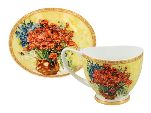 Filiżanka Big Vanessa - V. van Gogh, Czerwone maki i stokrotki (CARMANI) Filiżanka Big Vanessa - V. van Gogh, Czerwone maki i stokrotki (CARMANI)