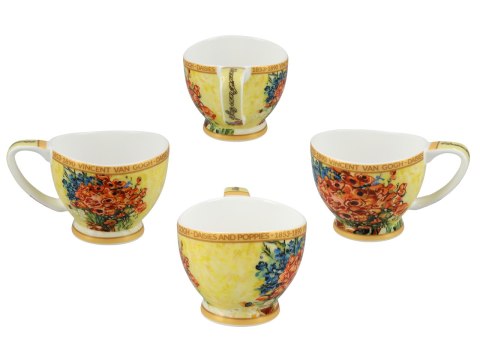 Filiżanka espresso Vanessa - V. van Gogh, Czerwone maki i stokrotki (CARMANI) Filiżanka espresso Vanessa - V. van Gogh, Czerwone maki i stokrotki (CARMANI)