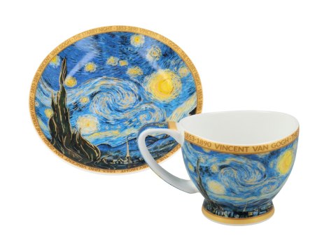 Filiżanka espresso Vanessa - V. van Gogh, Gwiaździsta Noc (CARMANI) Filiżanka espresso Vanessa - V. van Gogh, Gwiaździsta Noc (CARMANI)