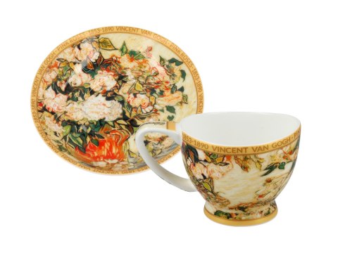 Filiżanka espresso Vanessa - V. van Gogh, Wazon z różami (CARMANI) Filiżanka espresso Vanessa - V. van Gogh, Wazon z różami (CARMANI)